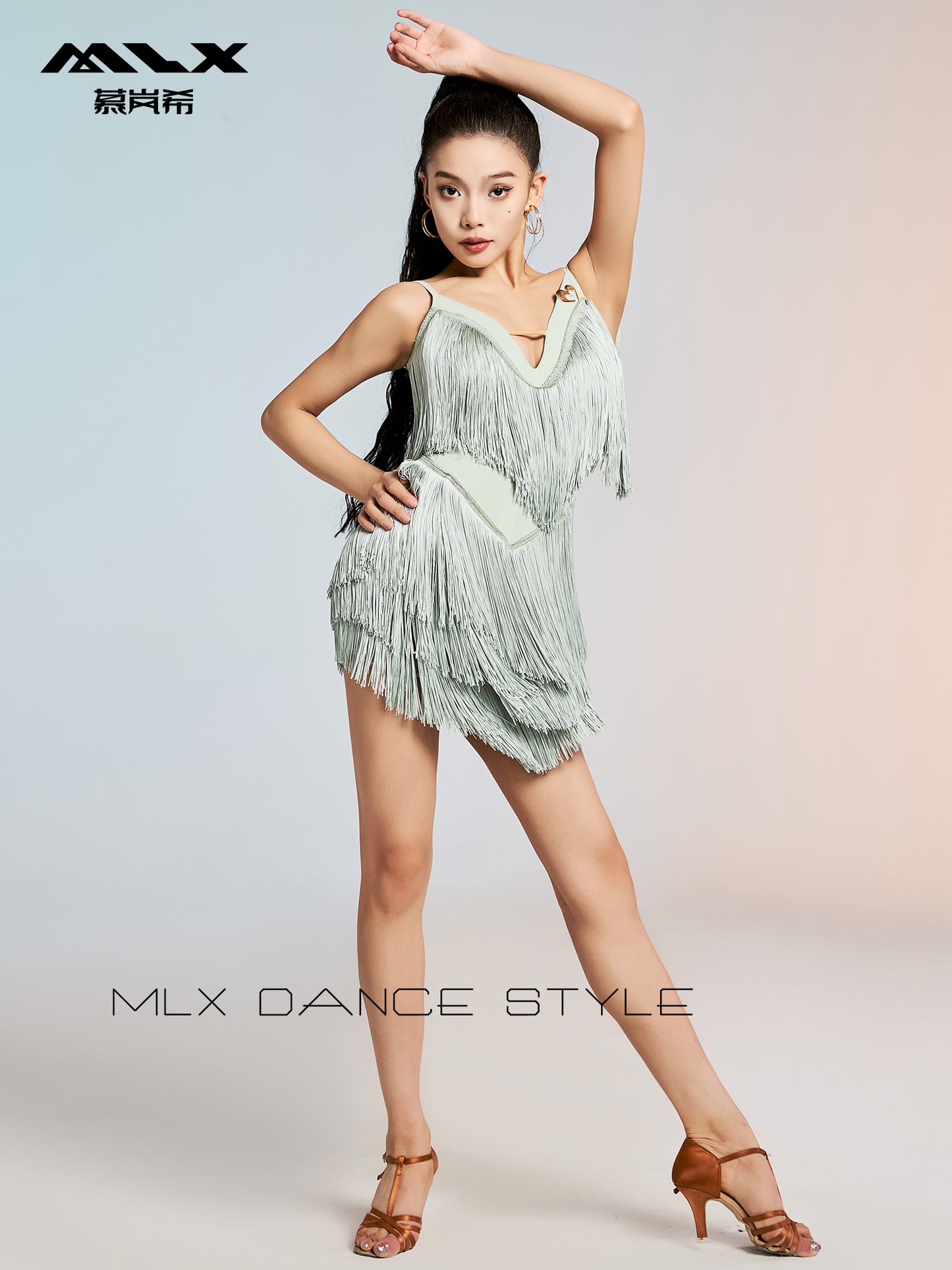 Fringed dress#6571