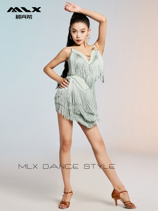 Fringed dress#6571