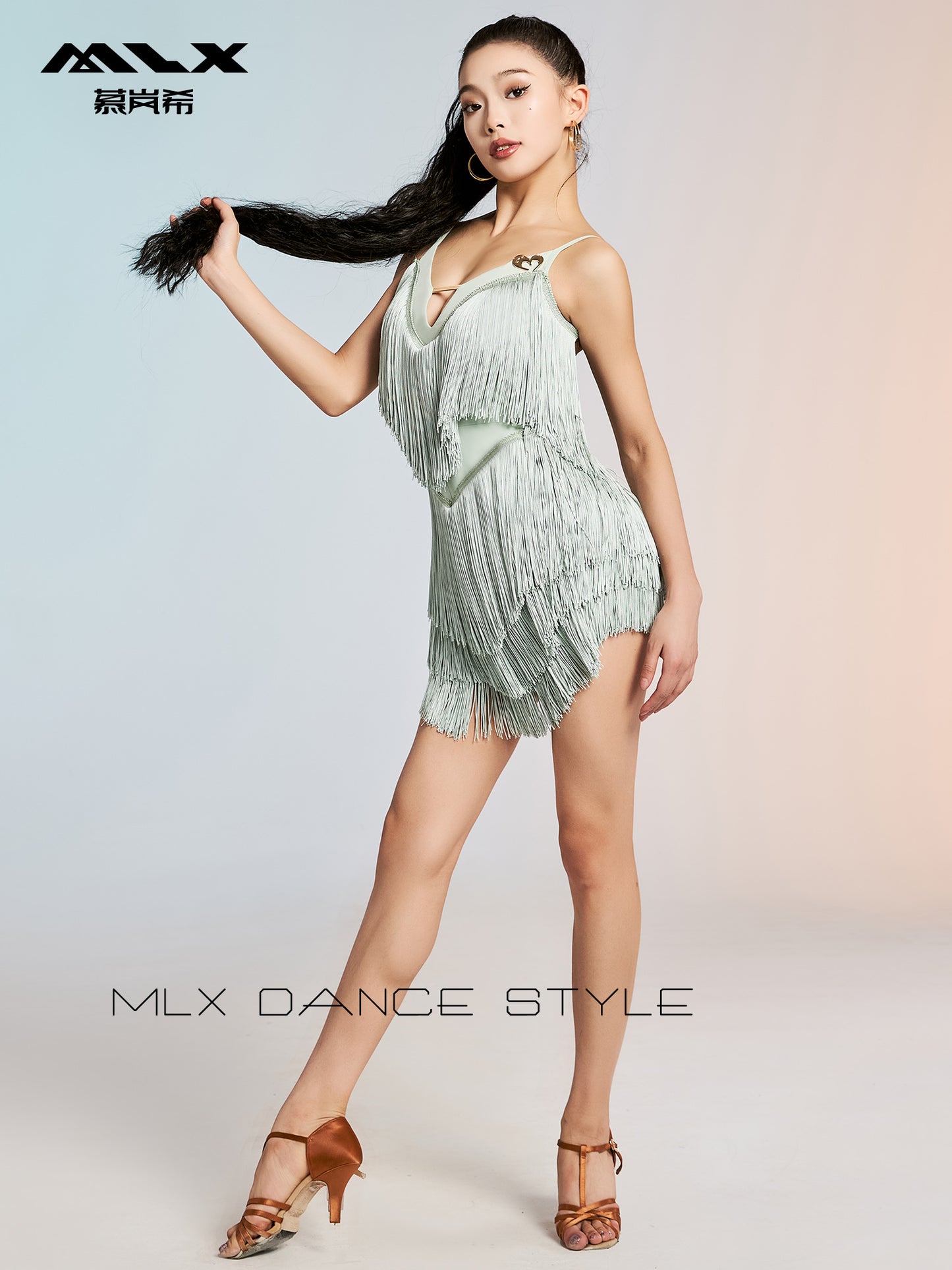 Fringed dress#6571