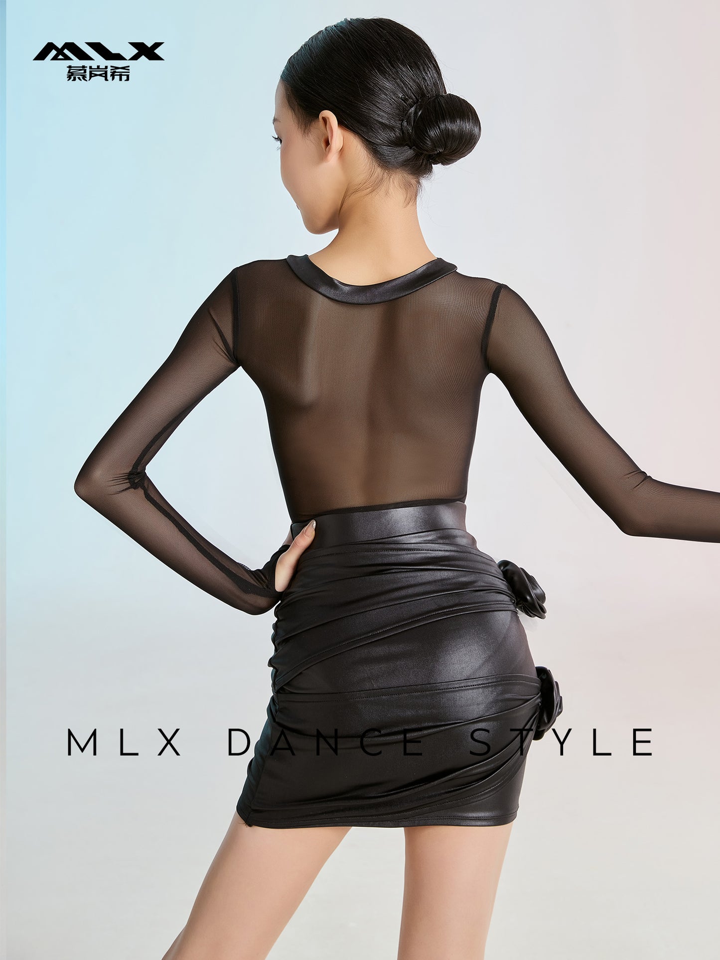 Imitation leather suit#8210+8397