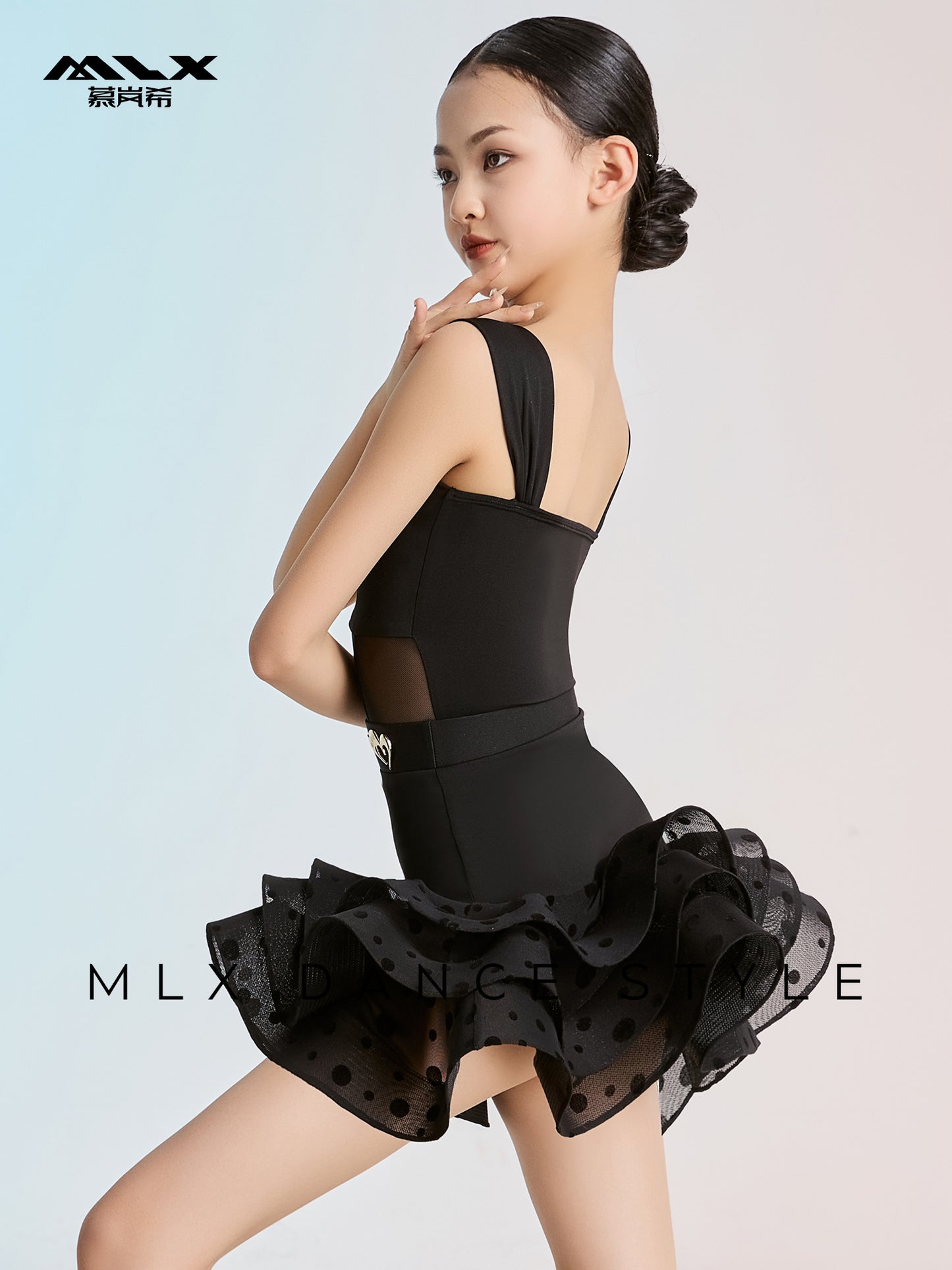 Mesh skirt suit#124+221