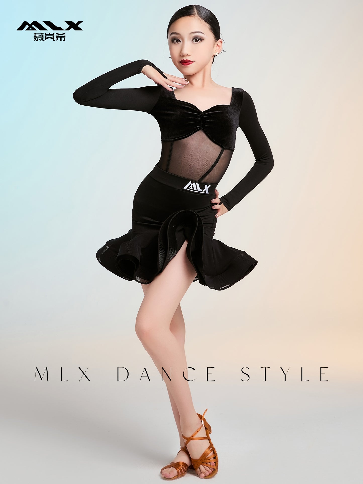 Velvet fishbone skirt suit#8184+8378