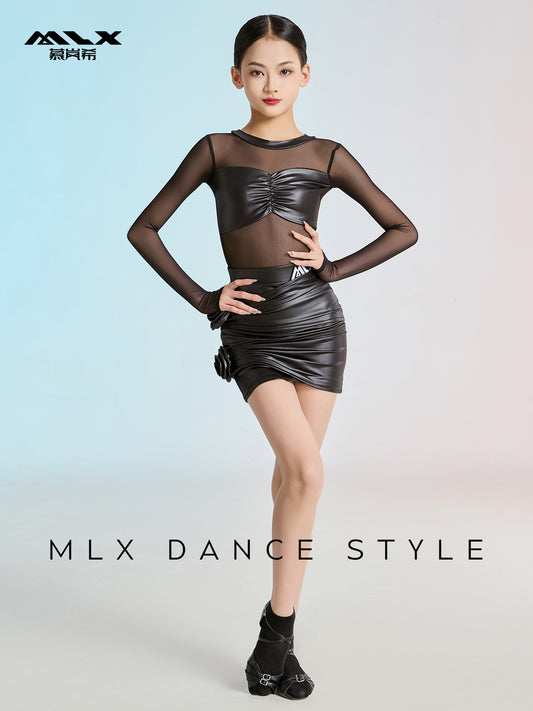 Imitation leather suit#8210+8397