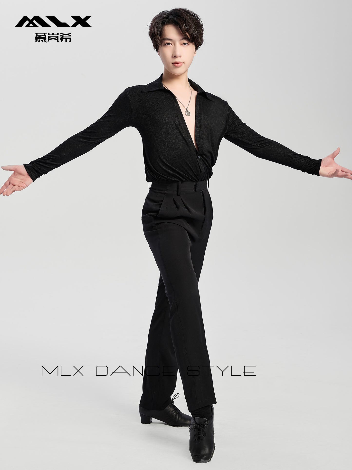 Large neckline coat#7138  Trouser number#7528