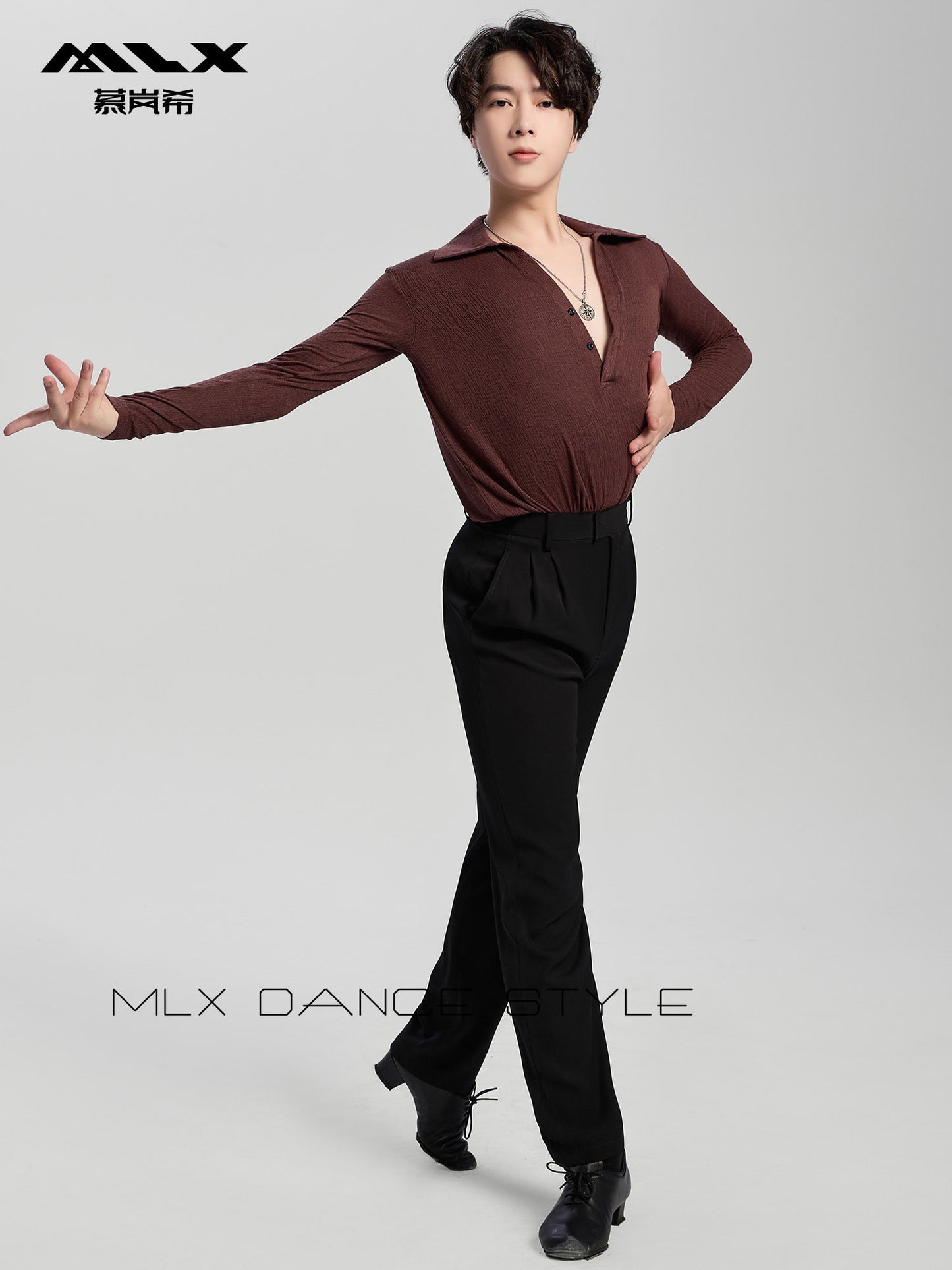 Long sleeve blouse#7144  Trouser number#7528