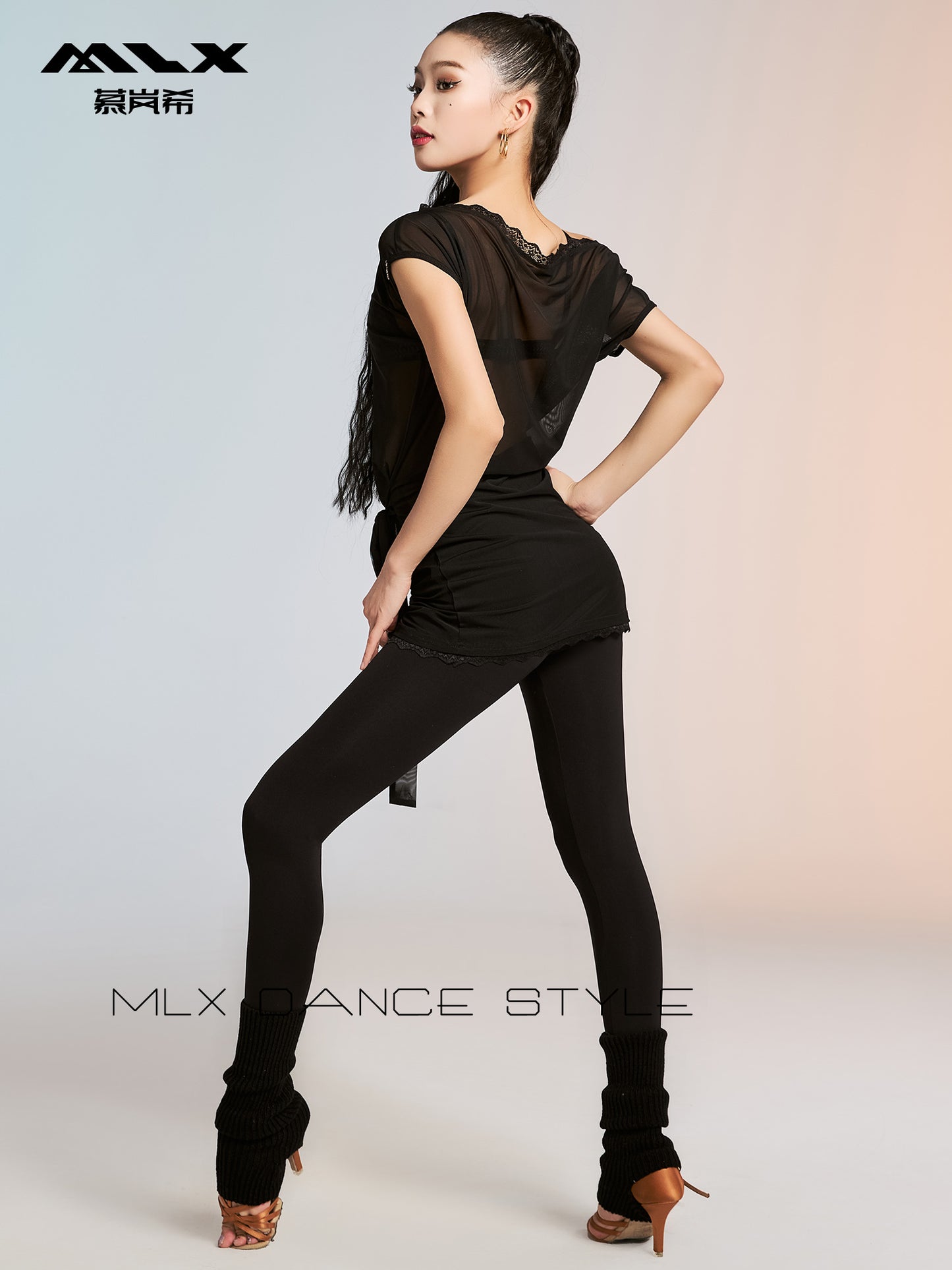Mesh long coat#6284