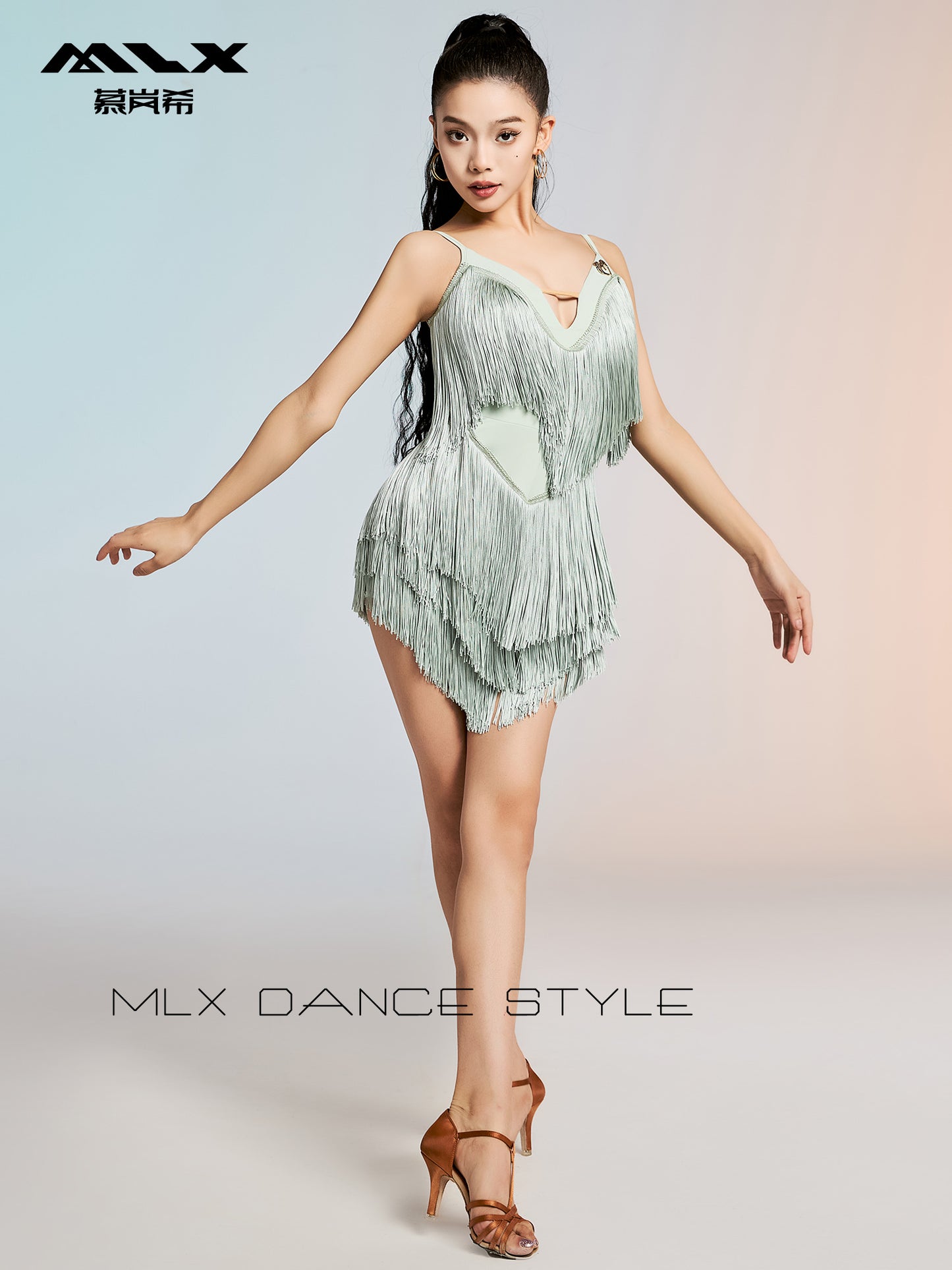 Fringed dress#6571