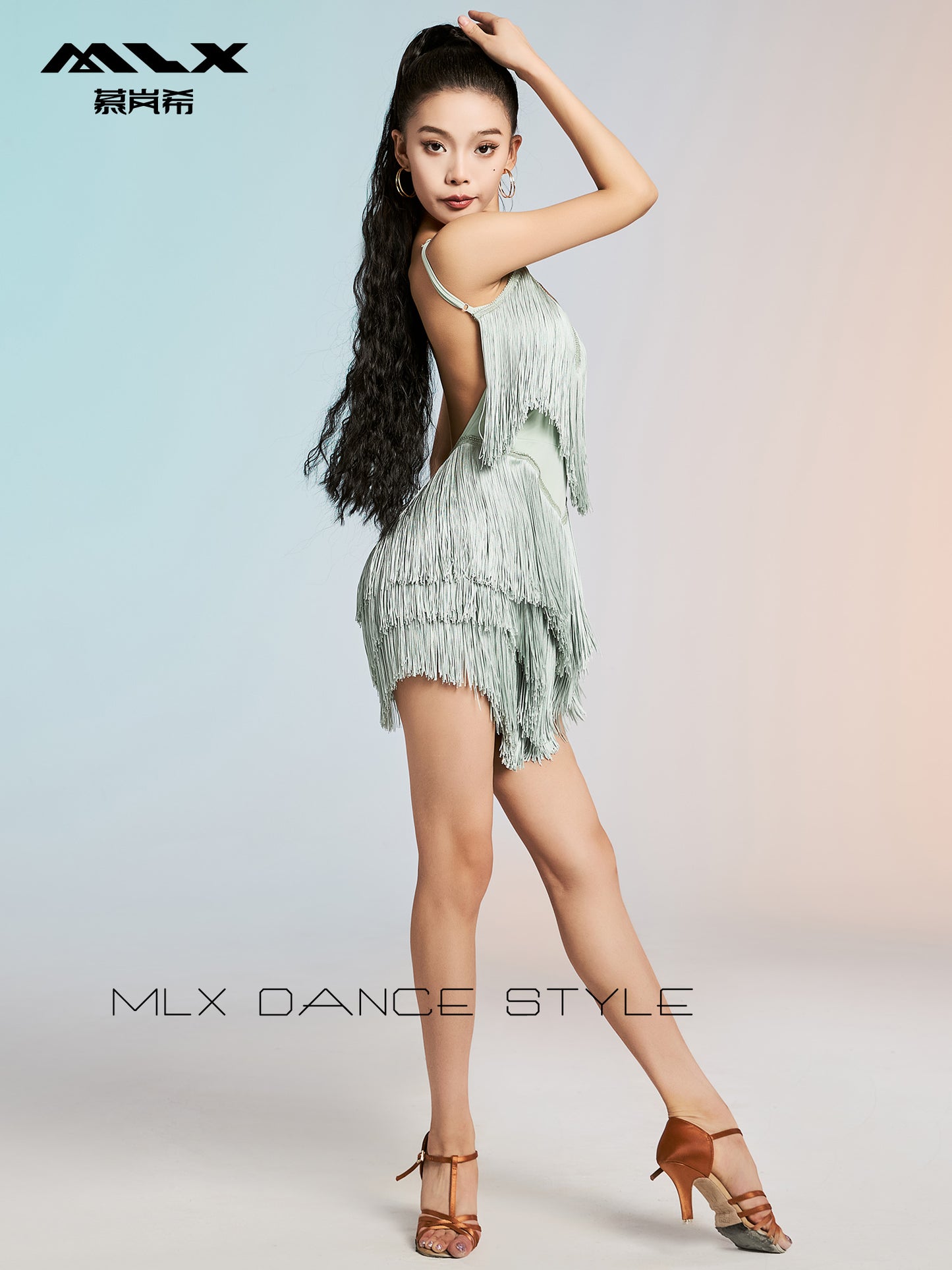 Fringed dress#6571