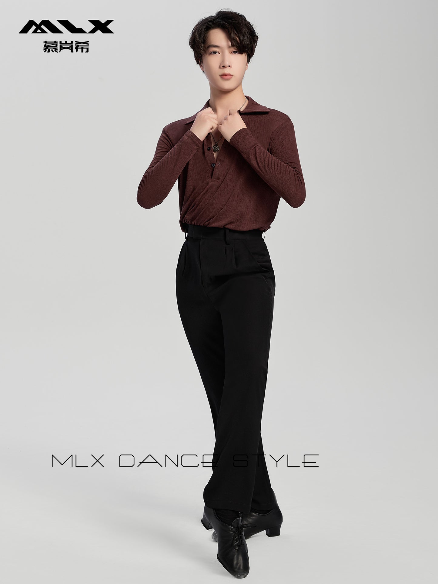 Long sleeve blouse#7144  Trouser number#7528