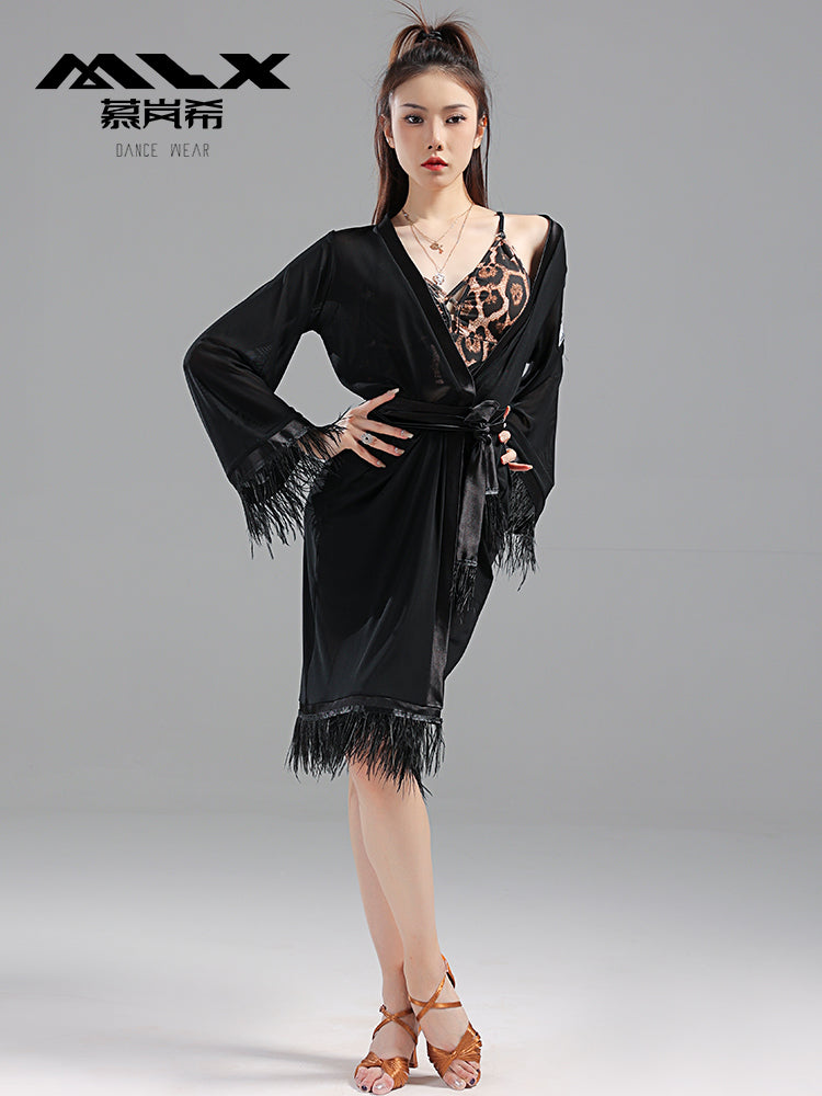 Feather dress#6565