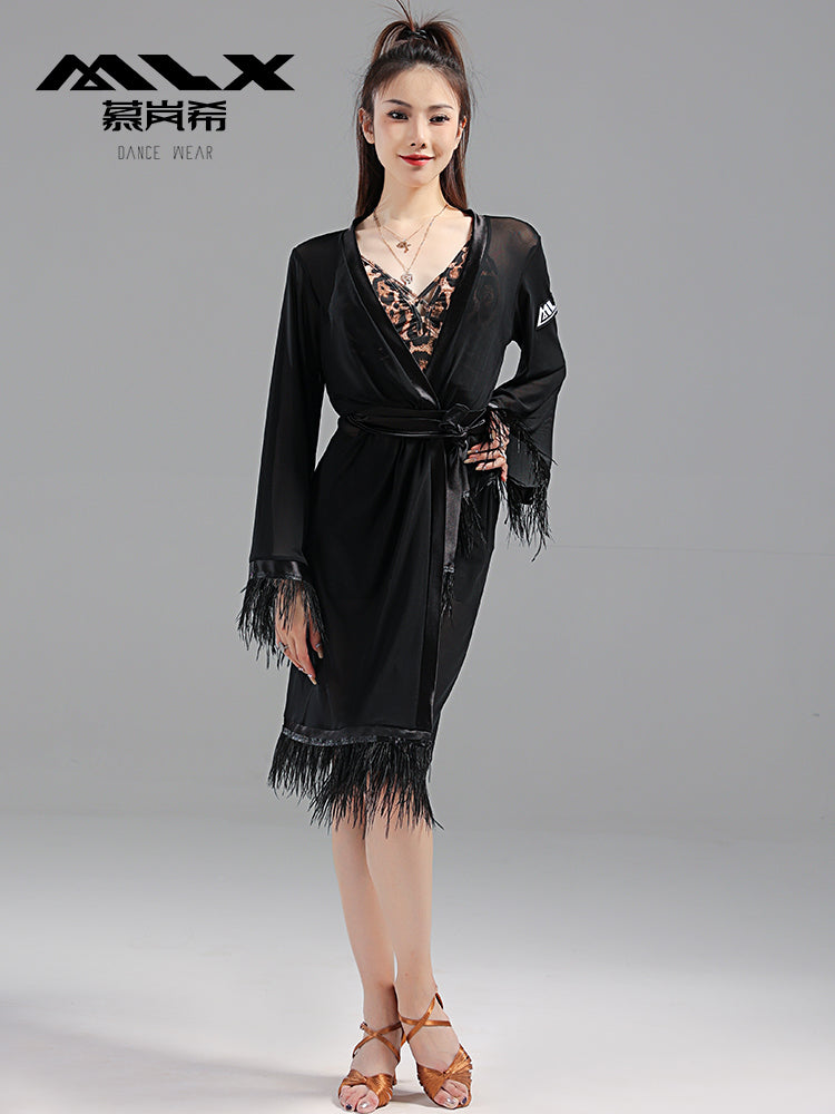 Feather dress#6565