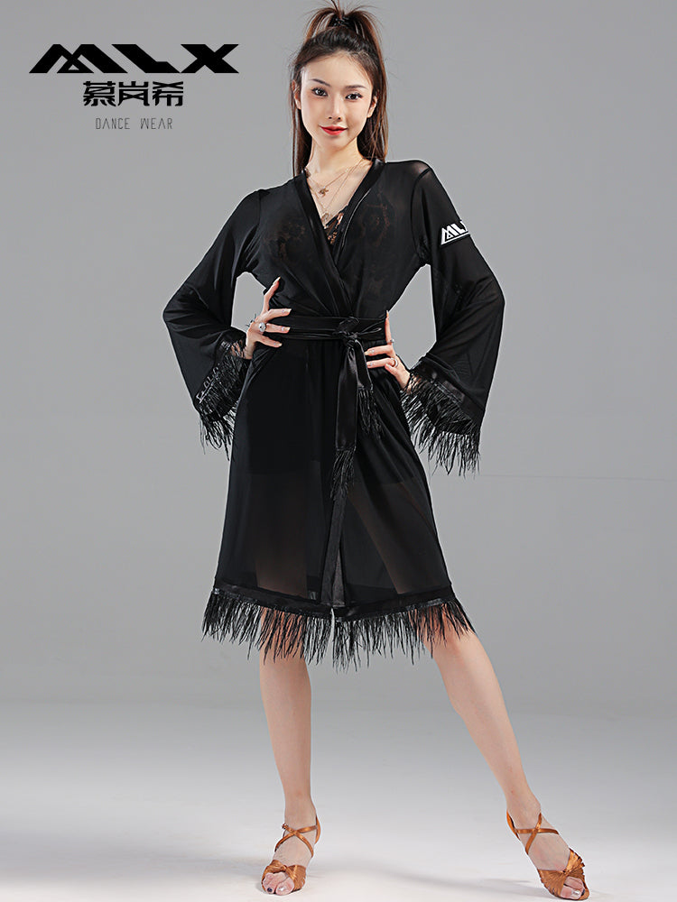 Feather dress#6565