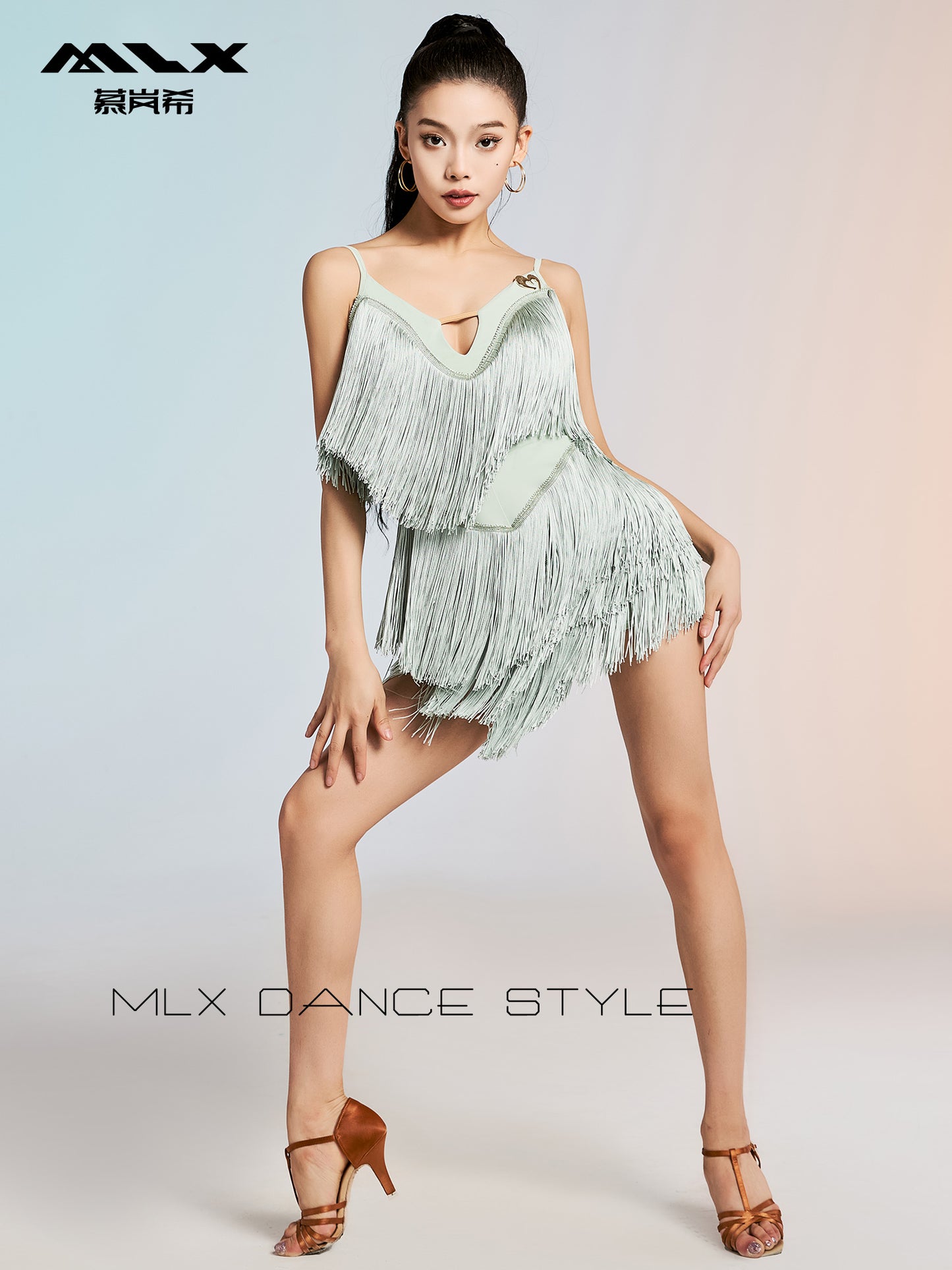 Fringed dress#6571