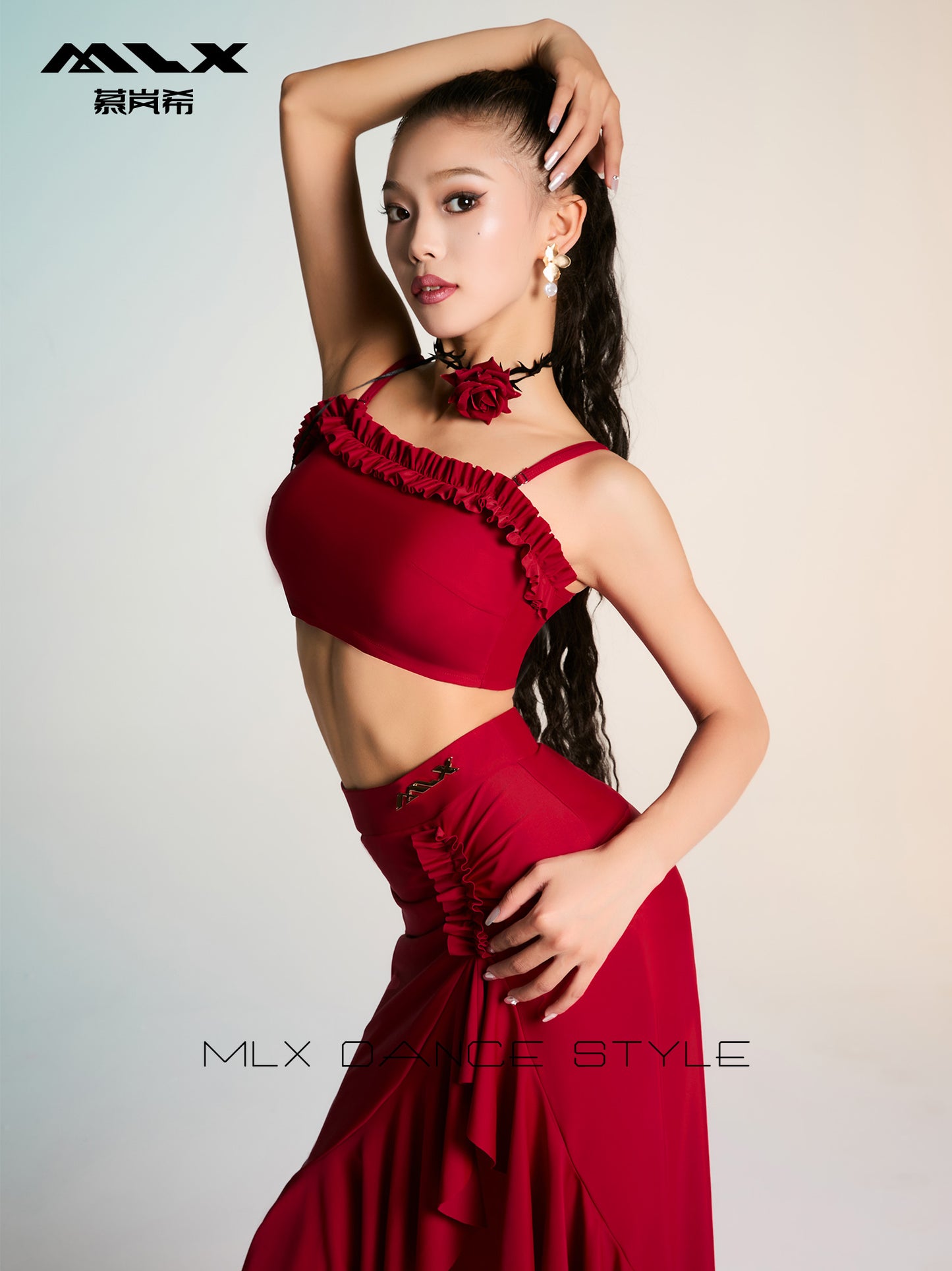 Red dress suit#6274+6362