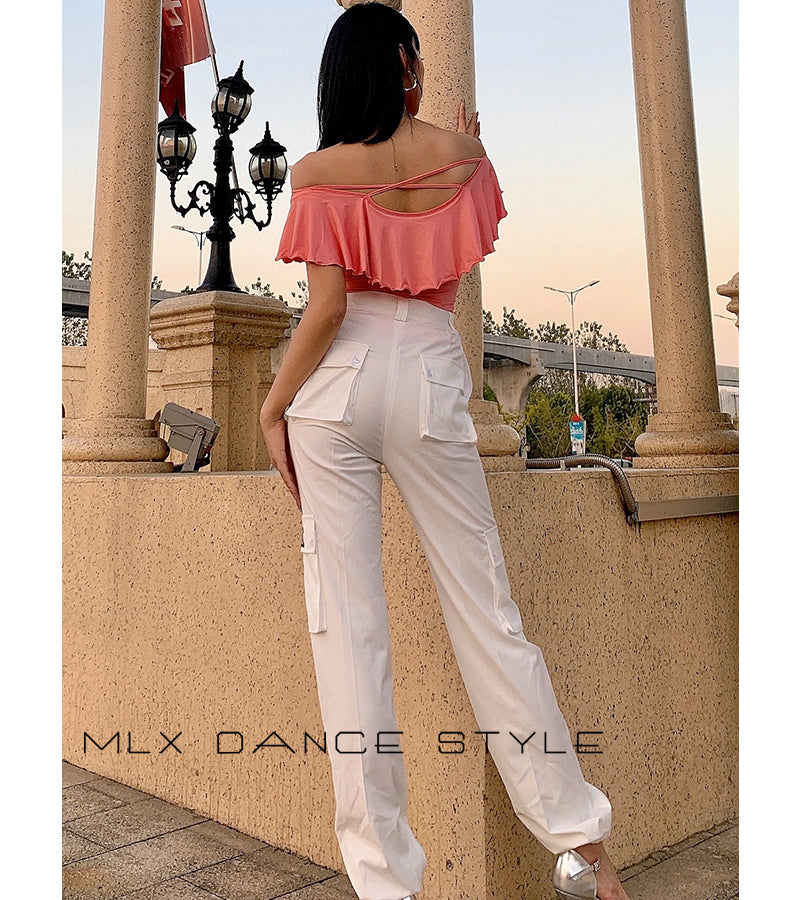 Latin dancer blouse # 6105