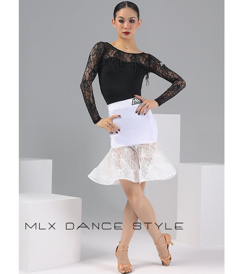 Lace skirt#6335