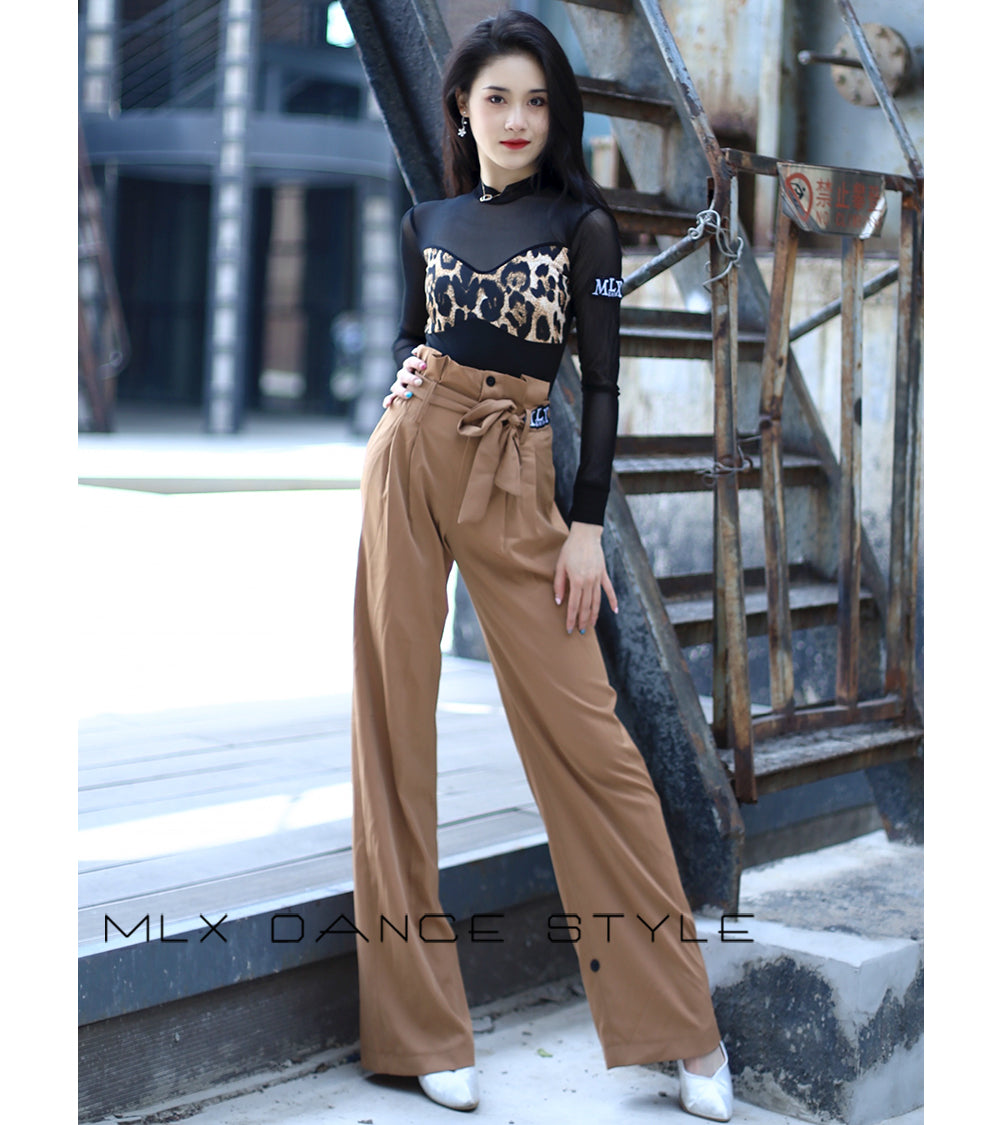 Straight leg trousers#6721