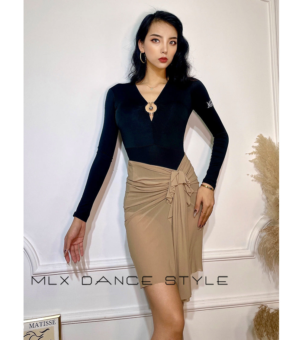 Half-length skirt with Gauze#6324