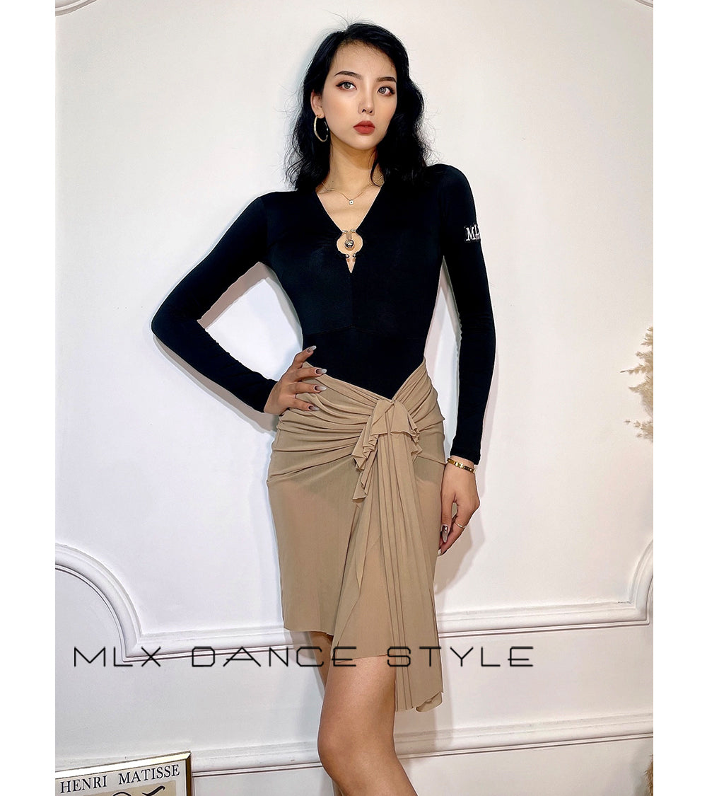 Half-length skirt with Gauze#6324